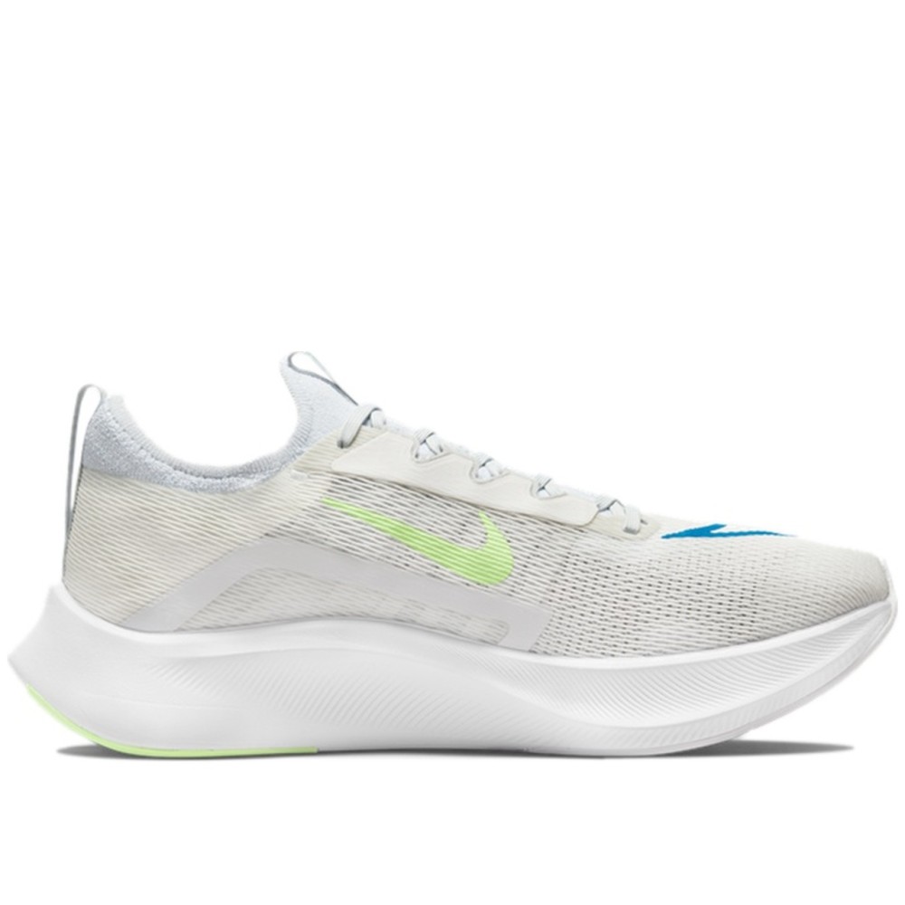 Zoom Fly 4 White Imperial Blue Lime Glow