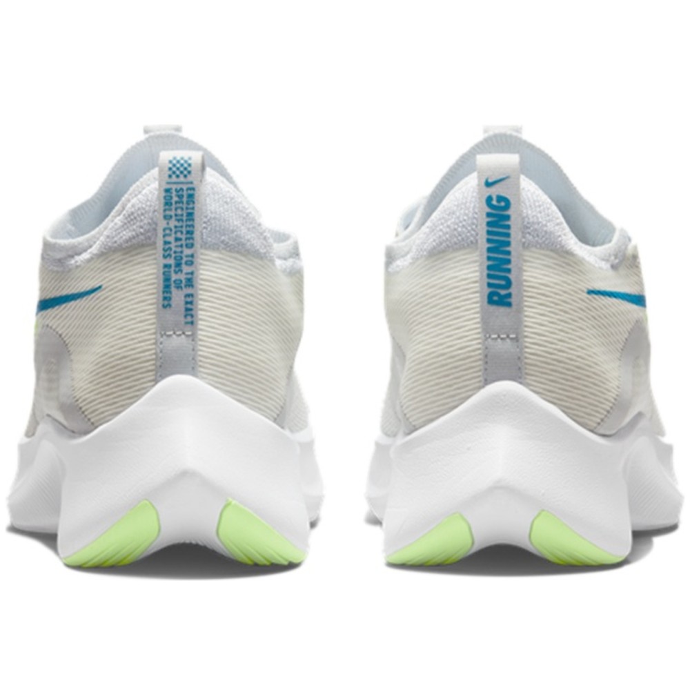 Zoom Fly 4 White Imperial Blue Lime Glow