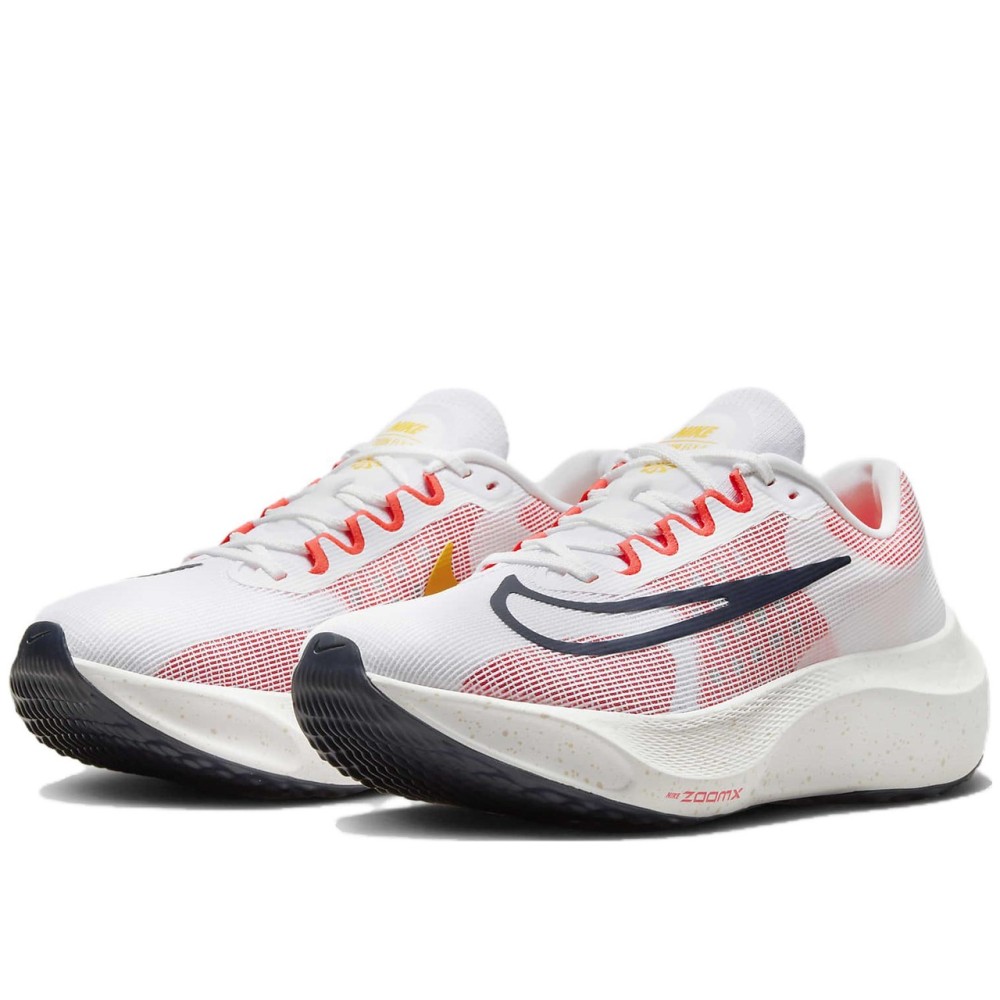 Zoom Fly 5 White Bright Crimson