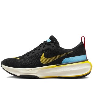Zoomx Invincible Run 3 Black Baltic Blue Yellow Women
