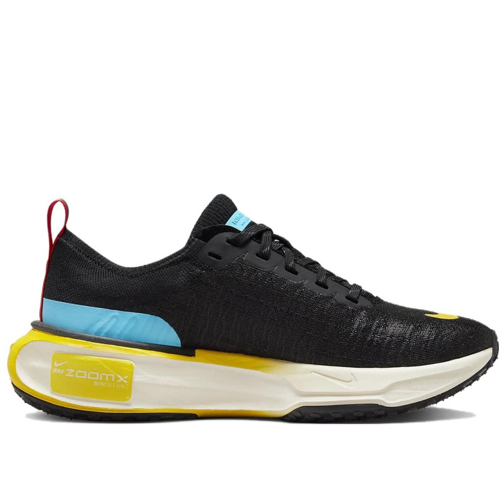 Zoomx Invincible Run 3 Black Baltic Blue Yellow Women