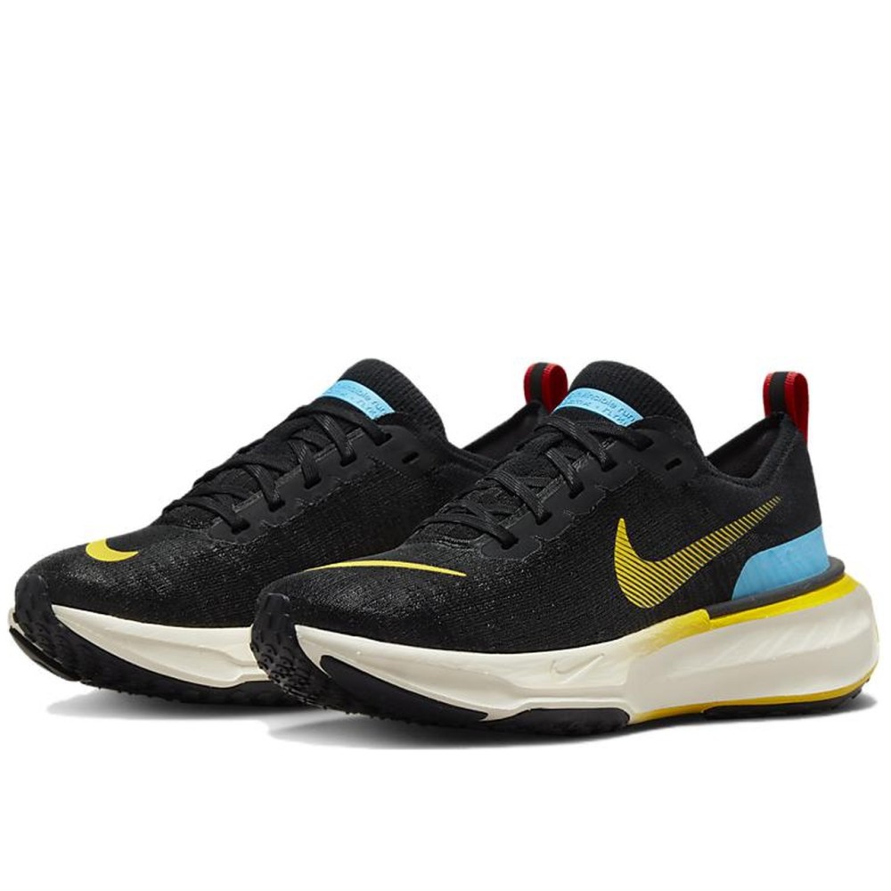 Zoomx Invincible Run 3 Black Baltic Blue Yellow Women