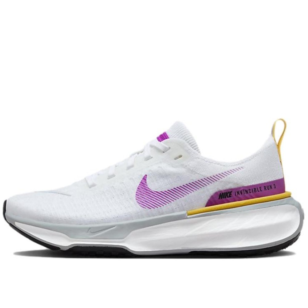 Zoomx Invincible Run 3 White Vivid Purple Women