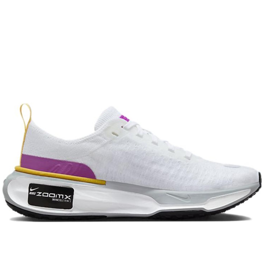 Zoomx Invincible Run 3 White Vivid Purple Women