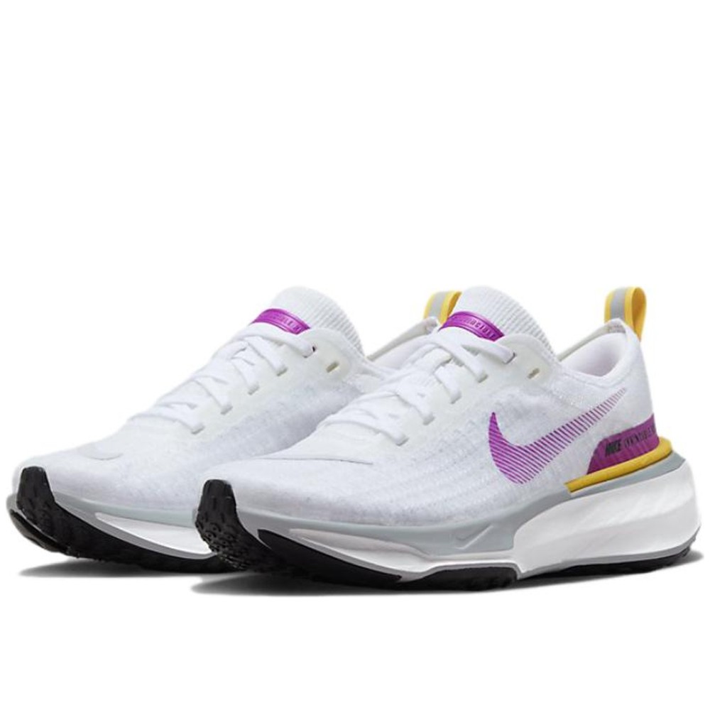Zoomx Invincible Run 3 White Vivid Purple Women