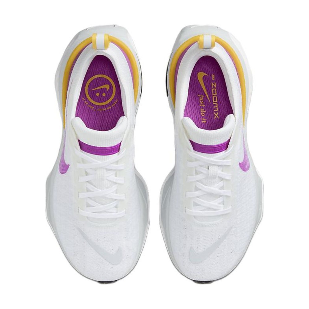 Zoomx Invincible Run 3 White Vivid Purple Women
