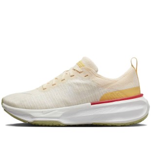 Zoomx Invincible Run 3 Light Cream Topaz Gold Sea Coral Women