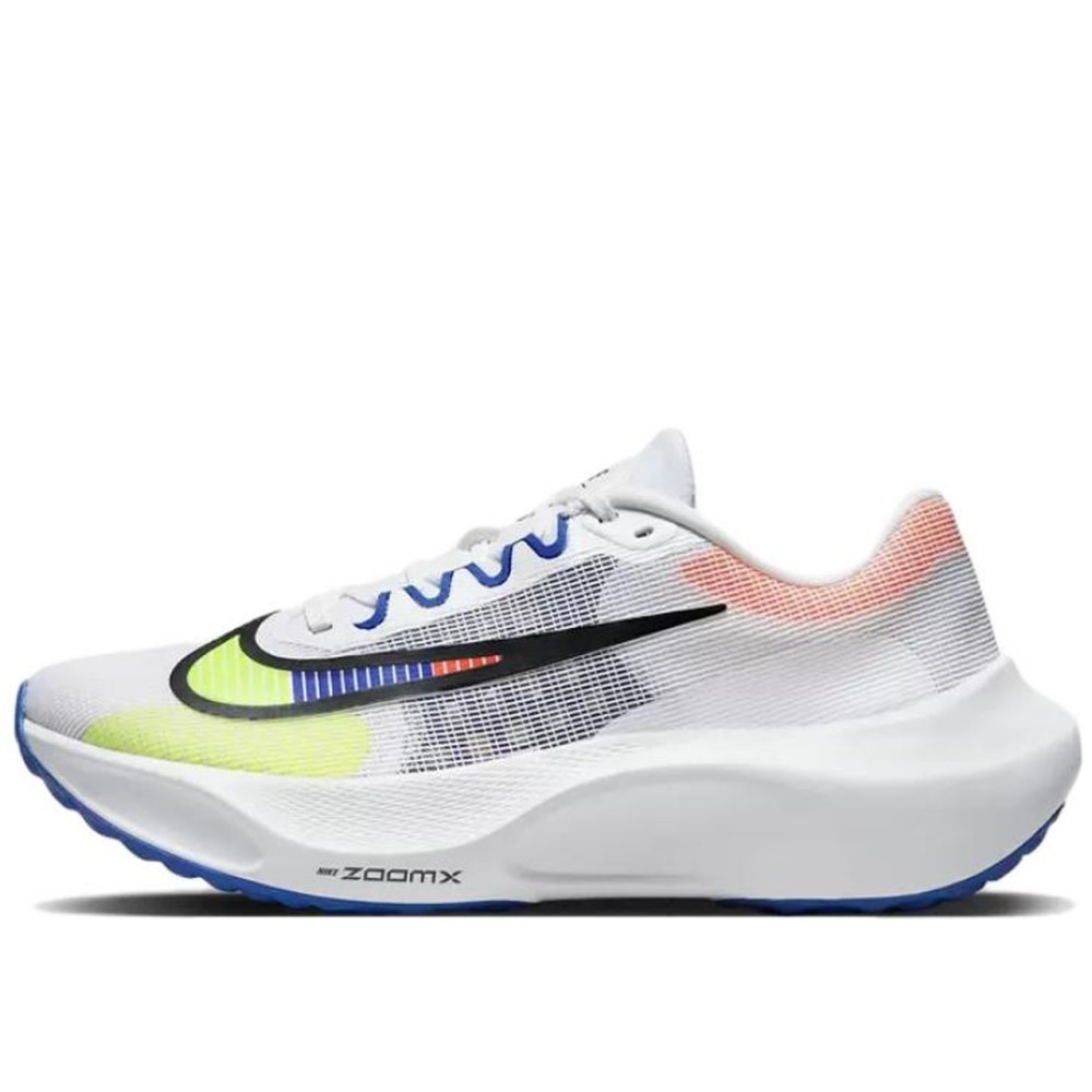 Zoom Fly 5 Running Men Low White Yellow Blue Pink