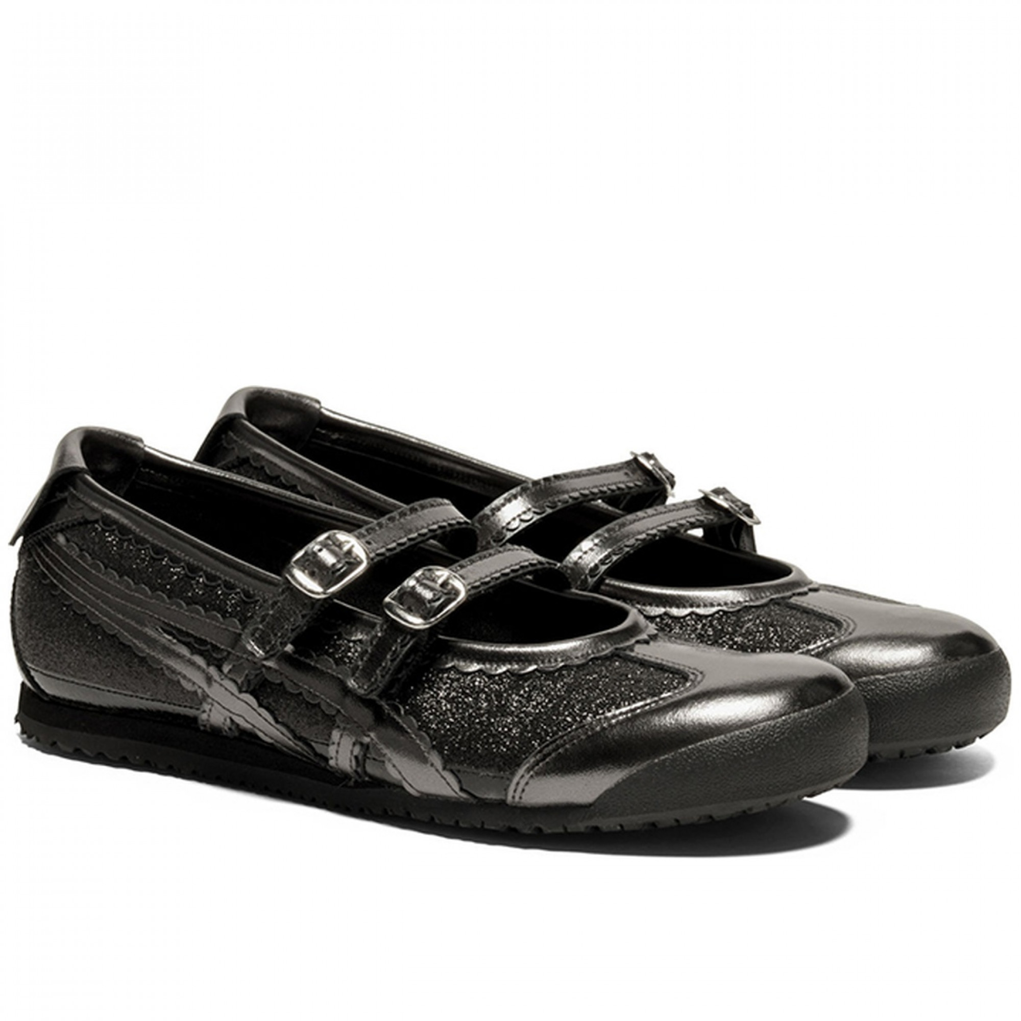 Mexico 66 Tgrs Slip Resistant Abrasion Resistant Lightweight Low Top Casual Shoes Women S Black Gray