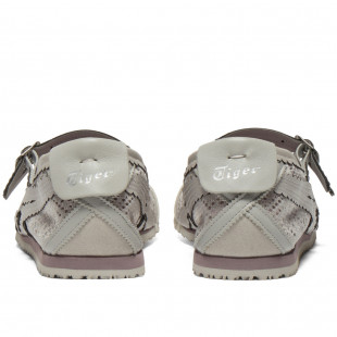 Mexico 66 Mary Jane Shoes Buckle Fabric Flat Gray Low Heel 3cm Moderate Round Tip 1182a705 020