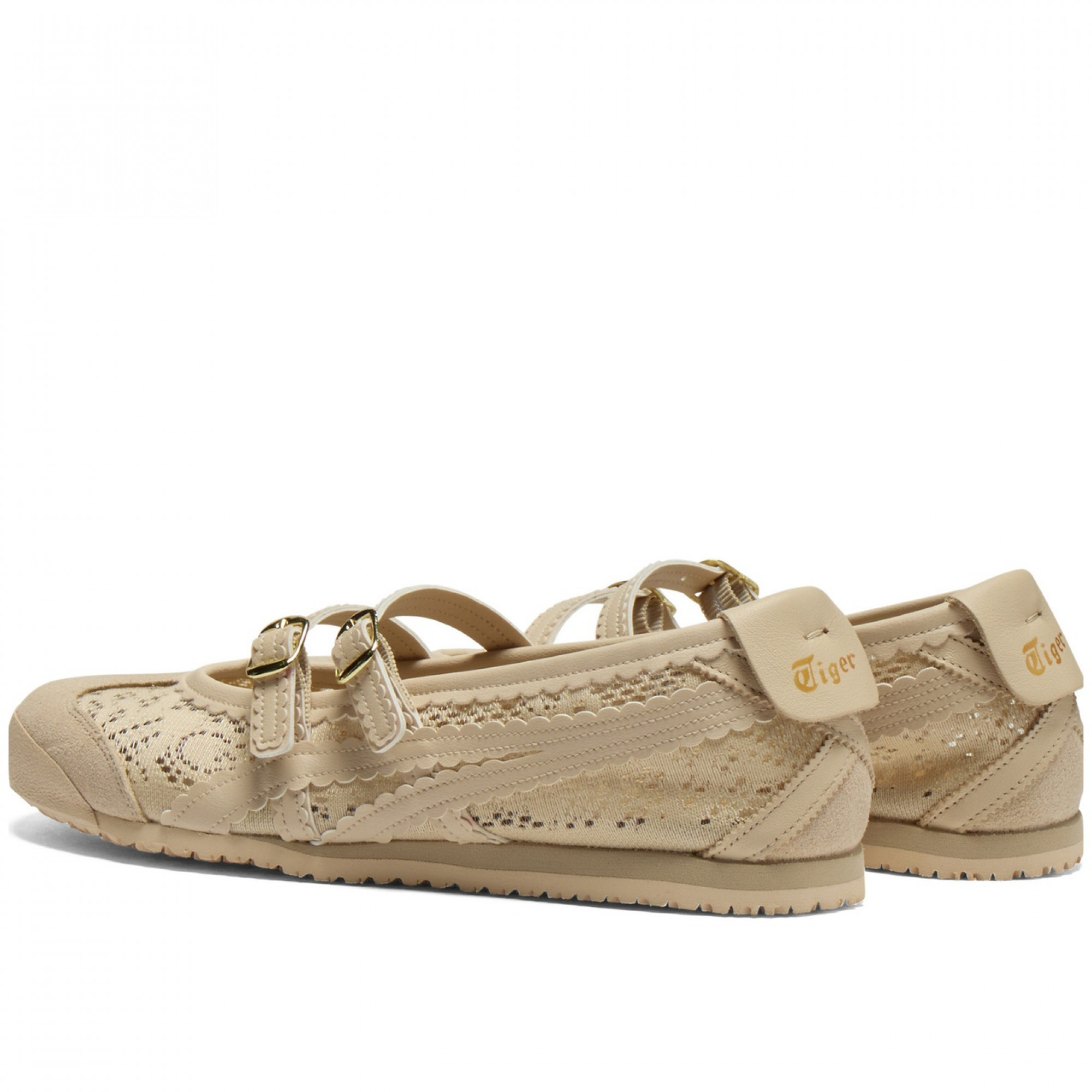 Mexico 66 Tgrs Fabric Mary Jane Shoes Women S Beige
