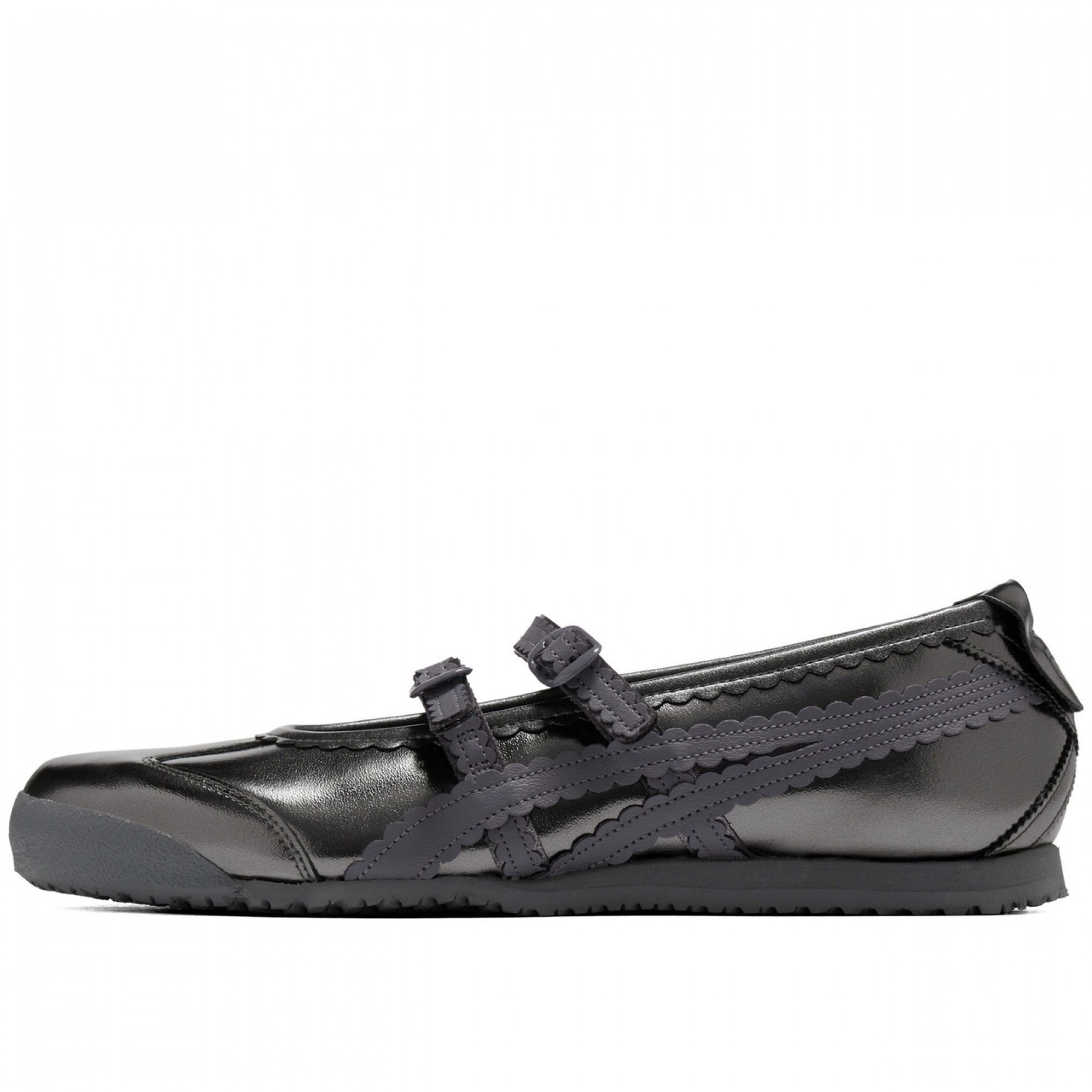 Mexico 66 Flat Mary Jane Shoes Women S Silver Gray