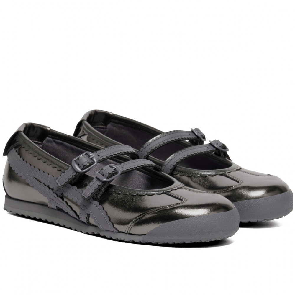 Mexico 66 Flat Mary Jane Shoes Women S Silver Gray