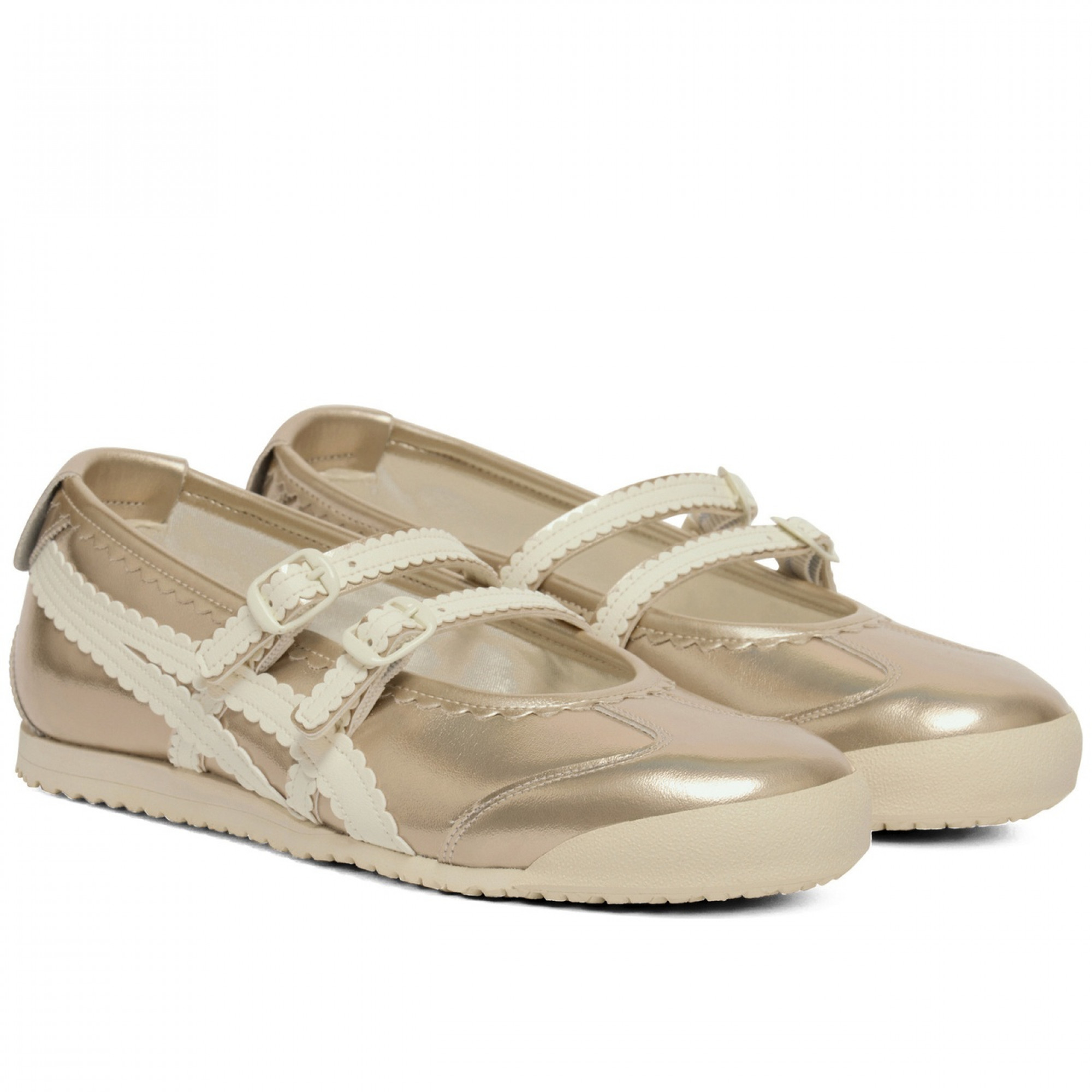 Mexico 66 Flat Mary Jane Shoes Women S Gold