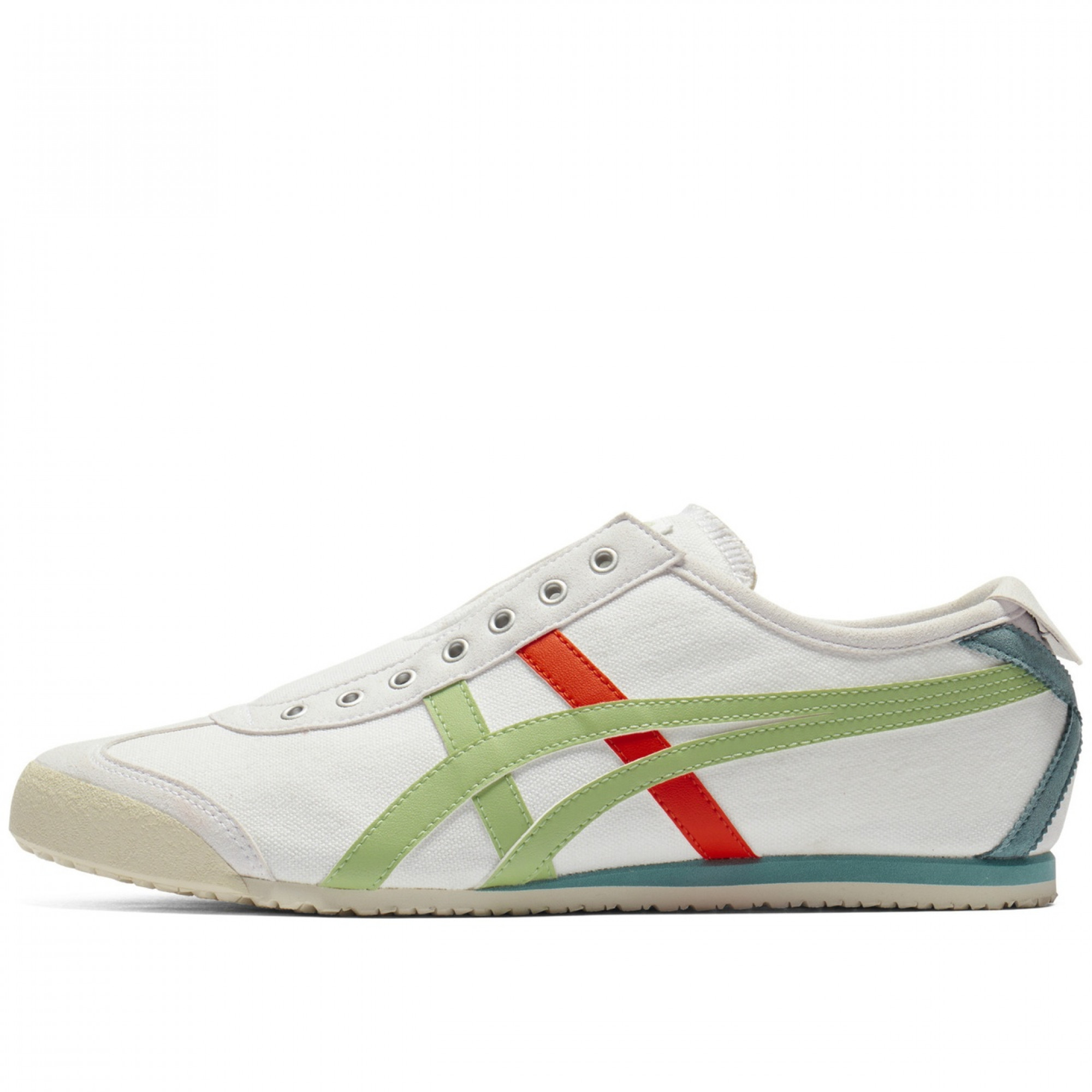 Mexico 66 Slip On White Jade Orange