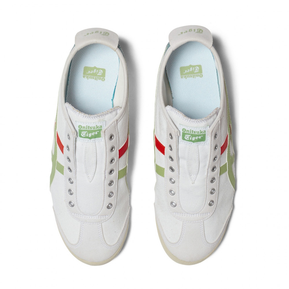 Mexico 66 Slip On White Jade Orange