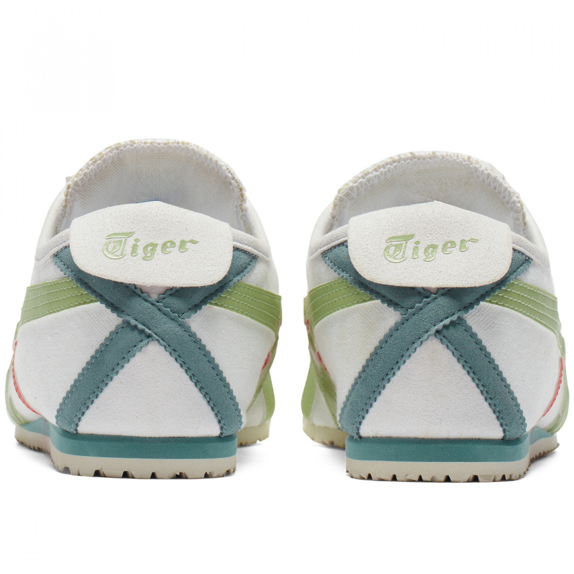 Mexico 66 Slip On White Jade Orange