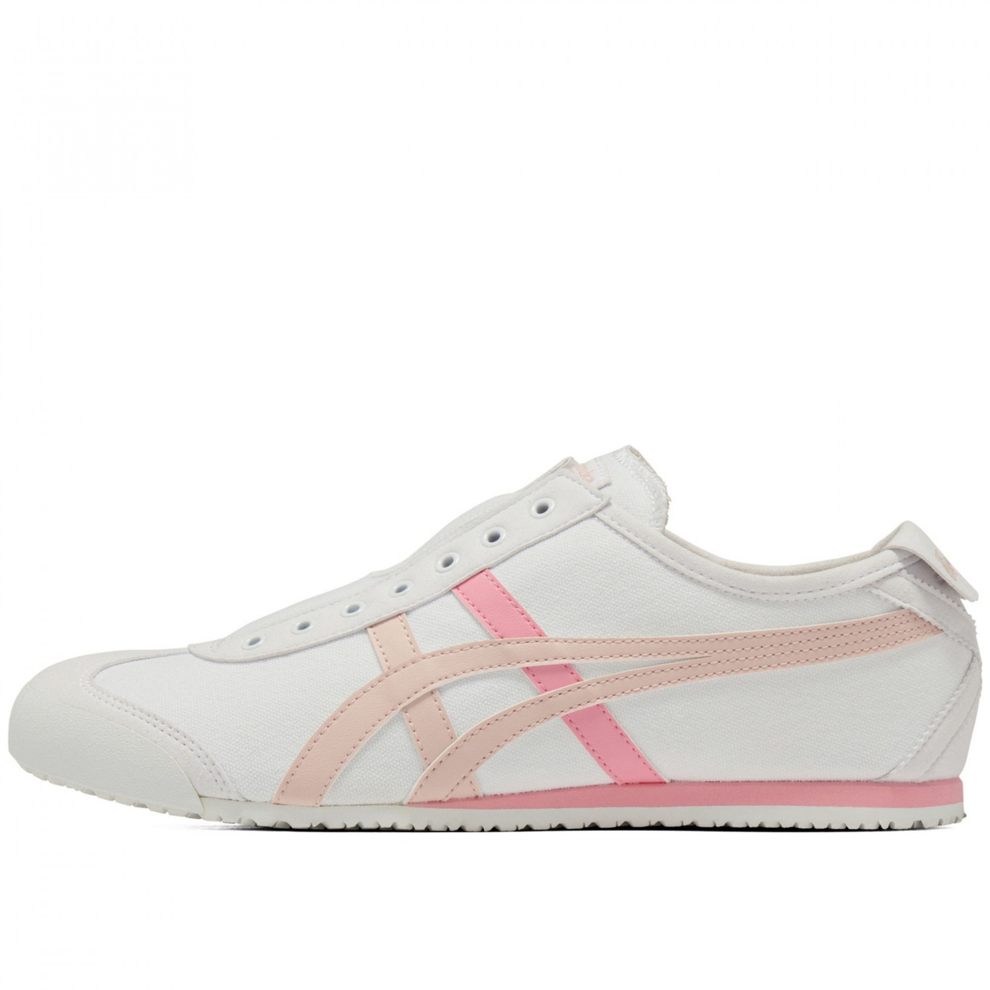 Mexico 66 Slip On Casual Shoes Low Top White Pink