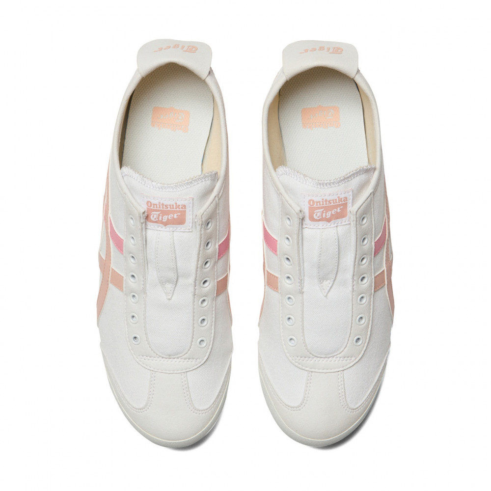 Mexico 66 Slip On Casual Shoes Low Top White Pink