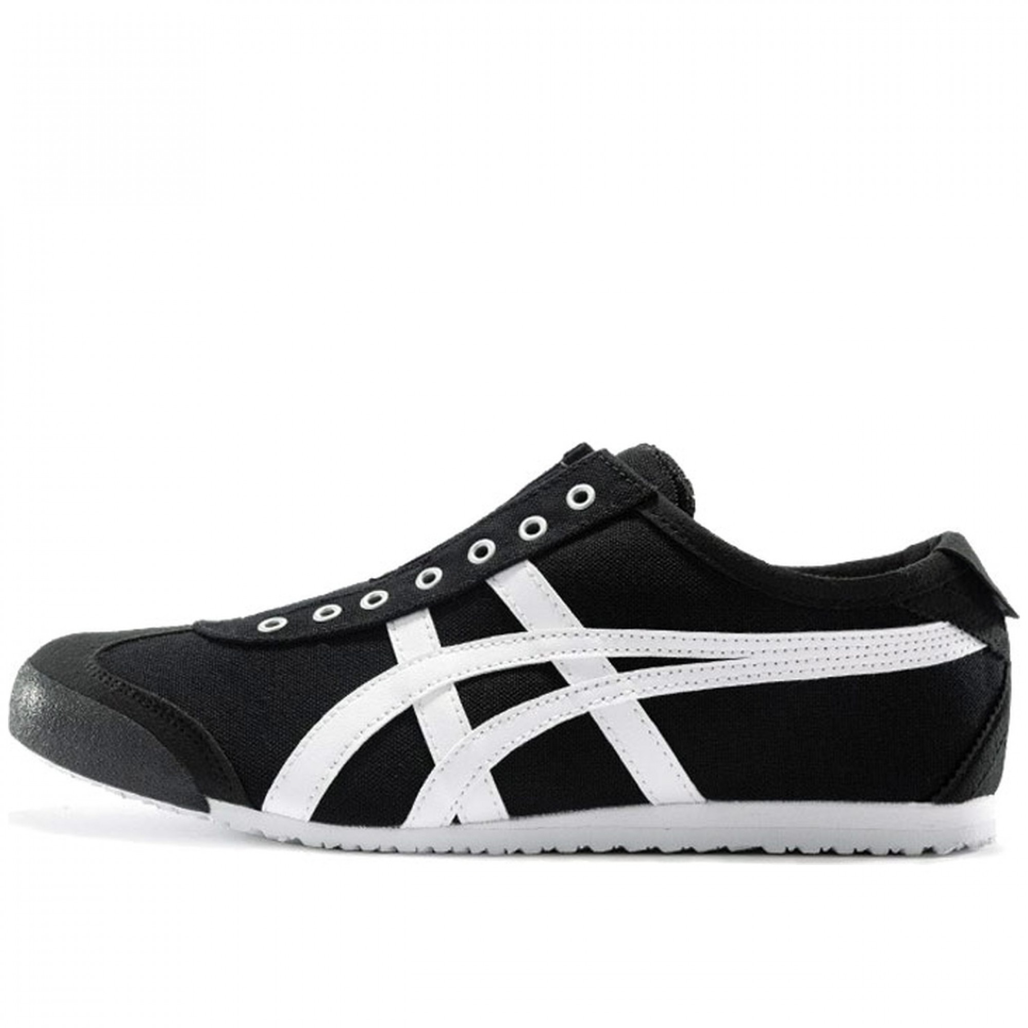 Mexico 66 Slip On Black White