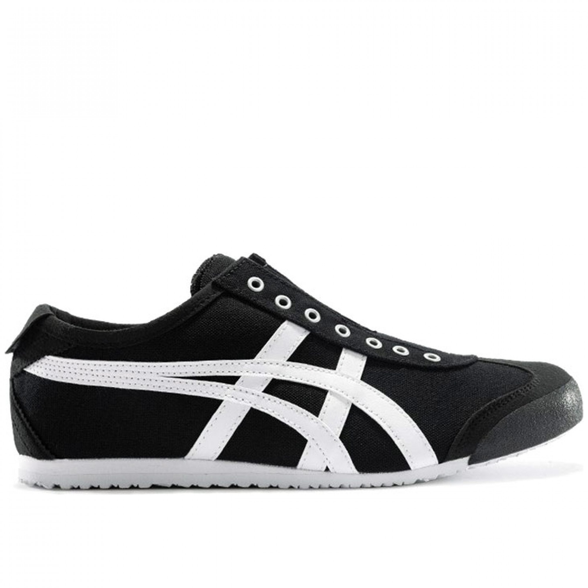 Mexico 66 Slip On Black White