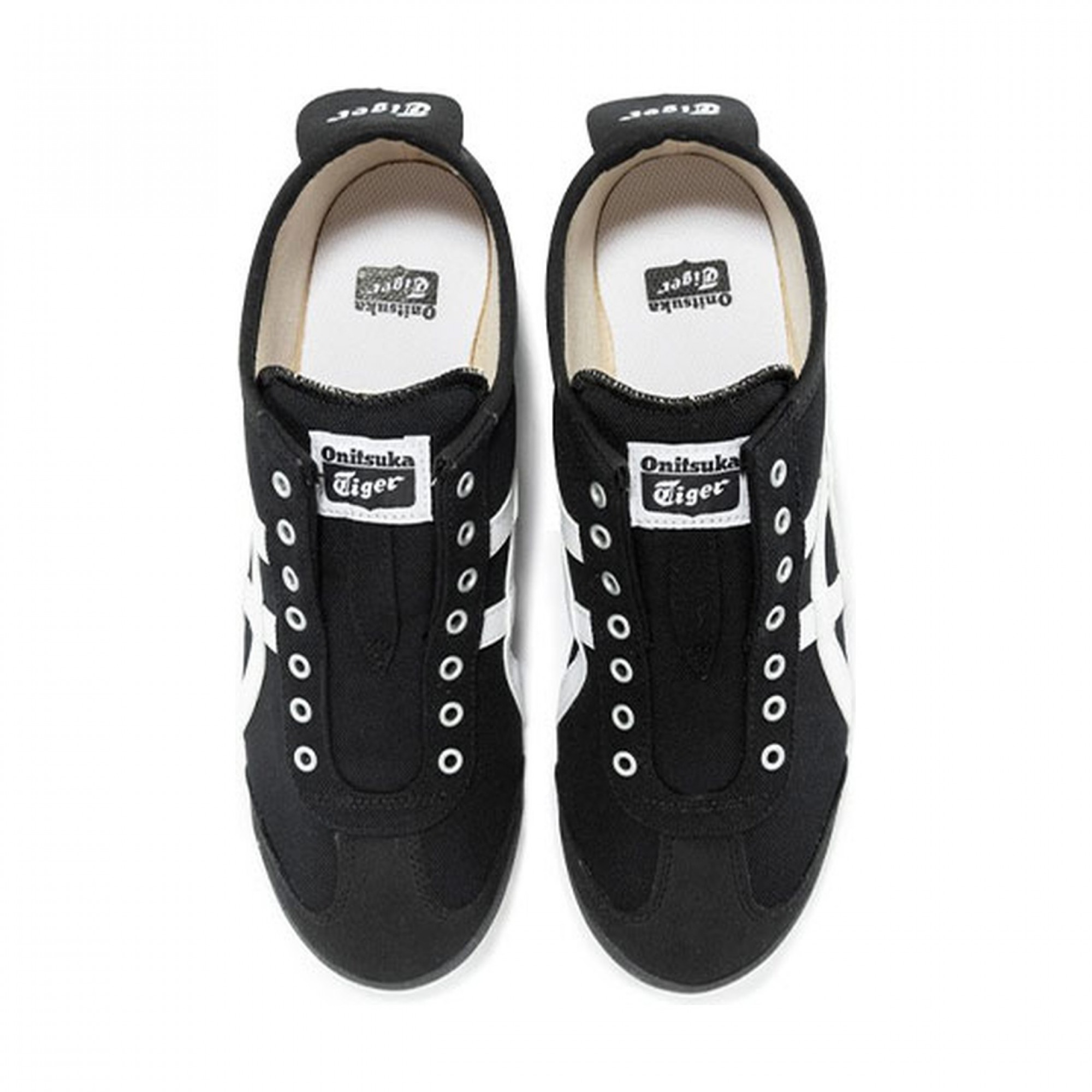 Mexico 66 Slip On Black White