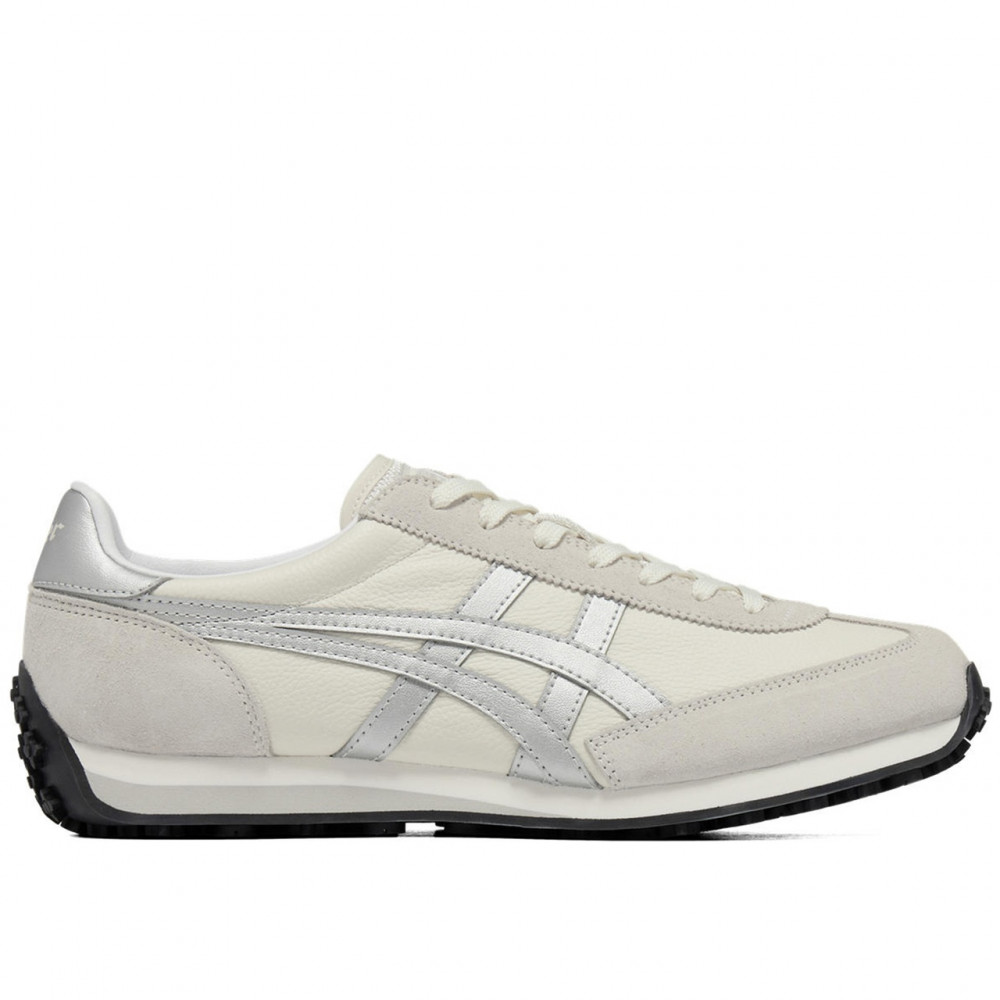 Edr 78 Casual Shoes Beige Cow Leather Flat Lace Up Low Top Moderate Round Tip Silver 1183b411 104