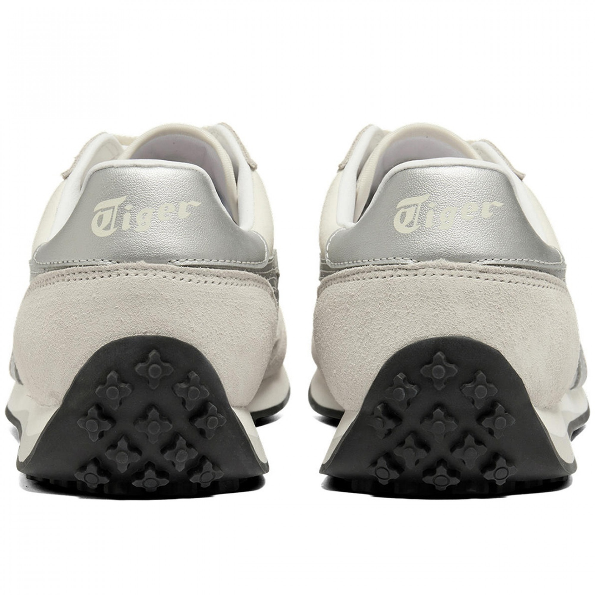 Edr 78 Casual Shoes Beige Cow Leather Flat Lace Up Low Top Moderate Round Tip Silver 1183b411 104