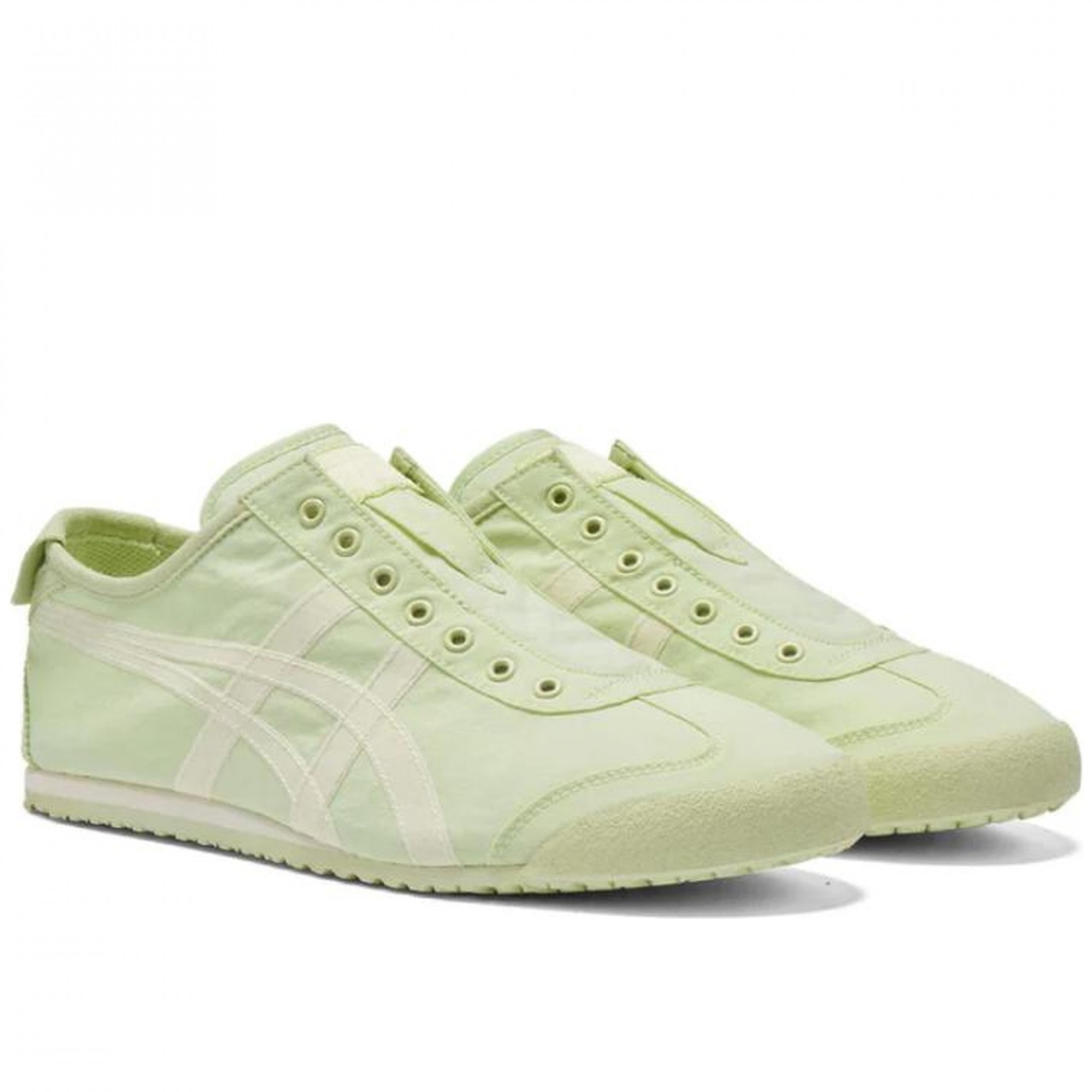 Mexico 66 Slip On Green Cream Women S