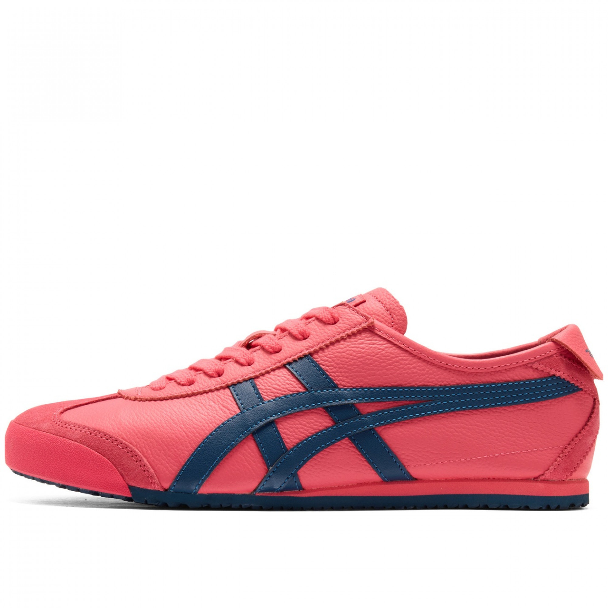 Mexico 66 Leather Pink Cameo Mako Blue