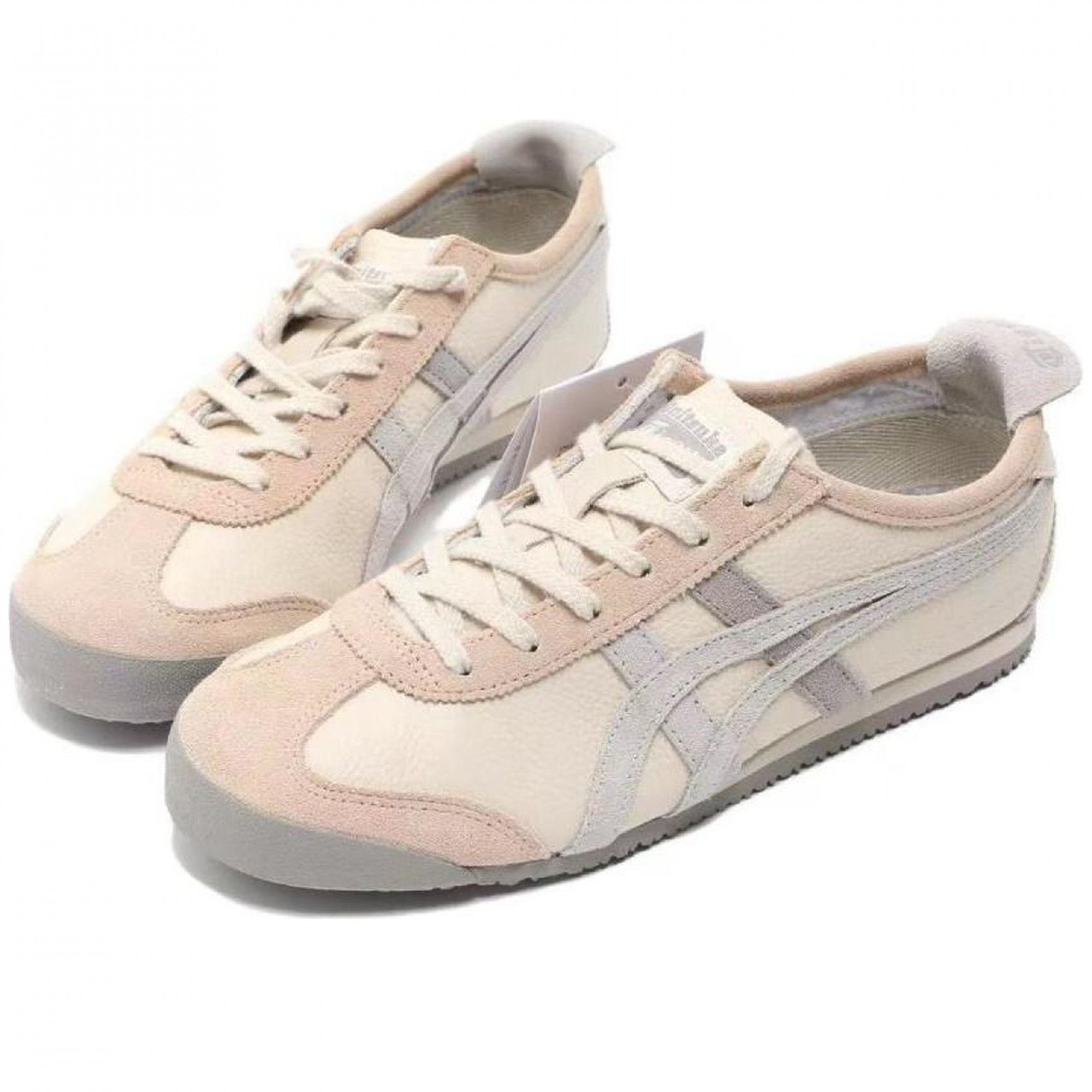 Mexico 66 Slip Resistant Abrasion Resistant Low Top Casual Shoes Beige