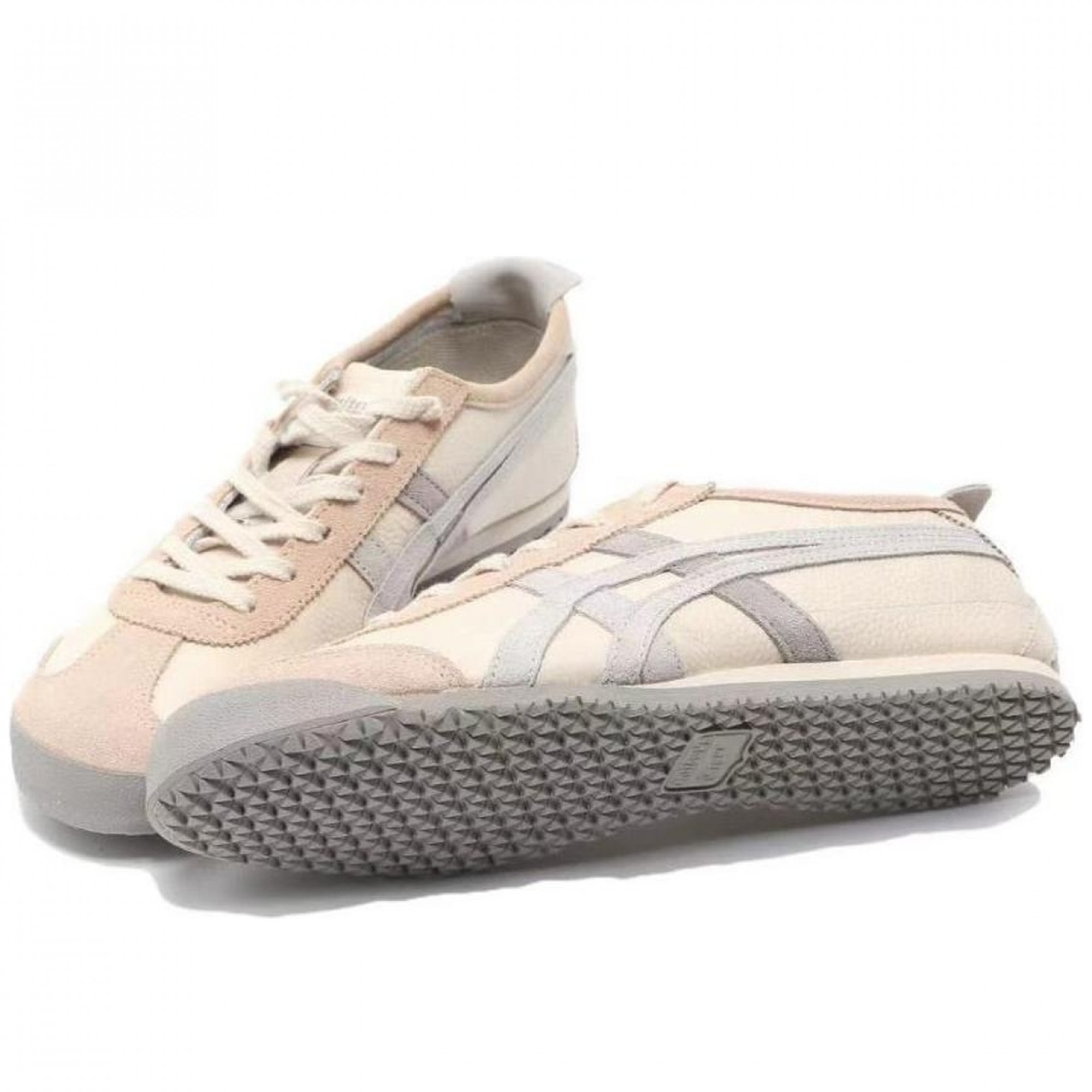 Mexico 66 Slip Resistant Abrasion Resistant Low Top Casual Shoes Beige
