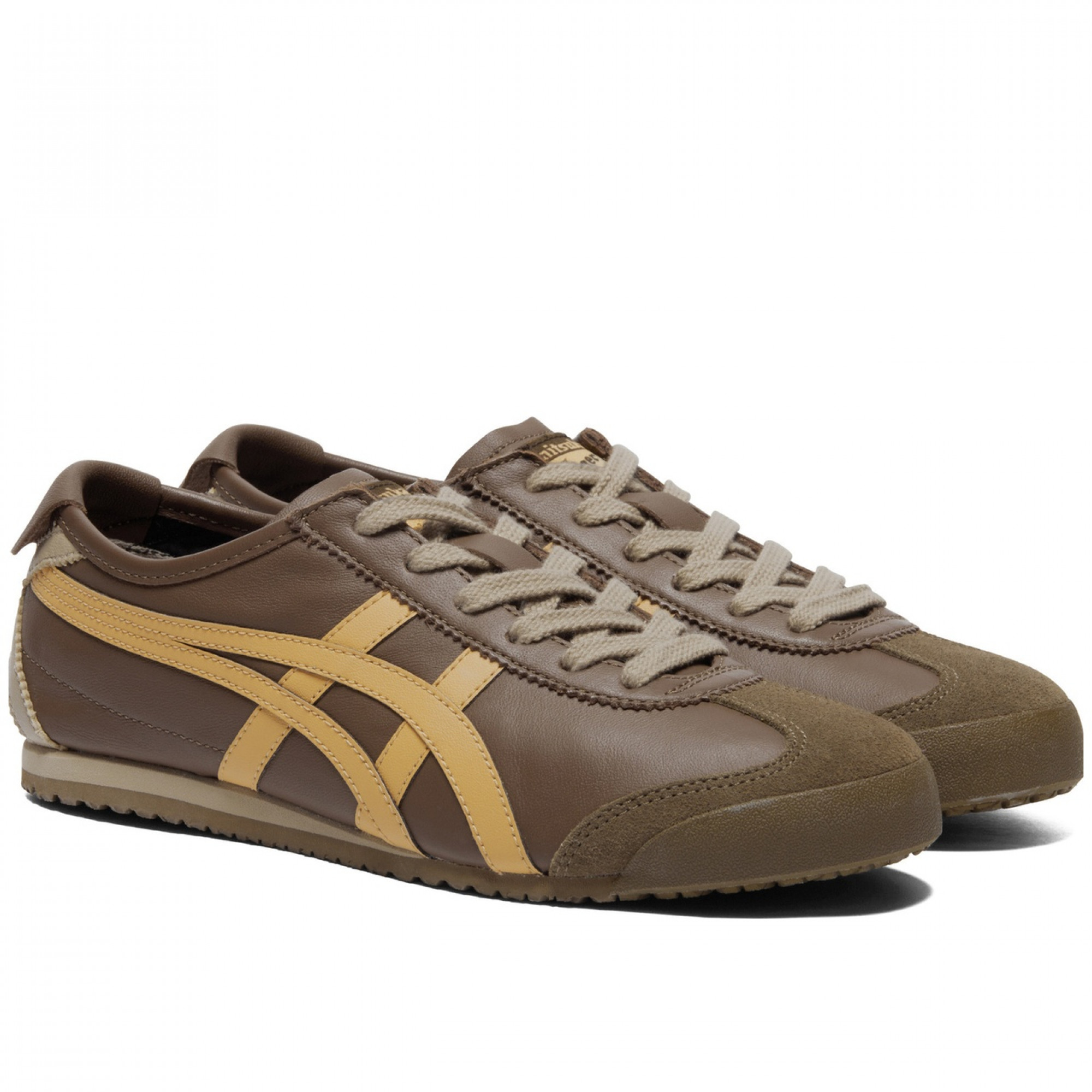 Mexico 66 Breathable Low Top Casual Shoes Brown
