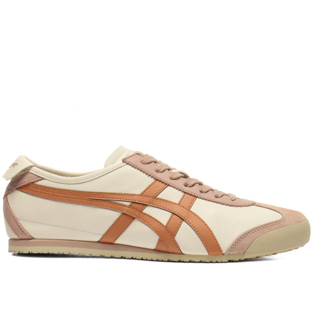 Mexico 66 Breathable Low Top Casual Shoes Beige Orange