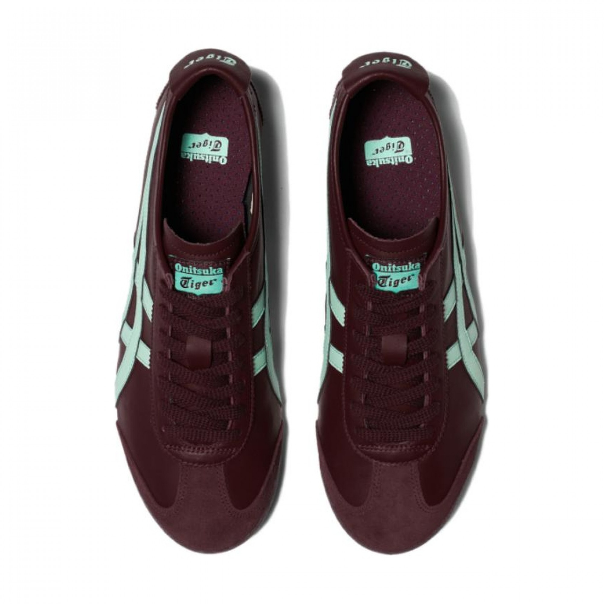 Mexico 66 Cushioning Wear Resistant Low Top Casual Shoes Dark Red Blue