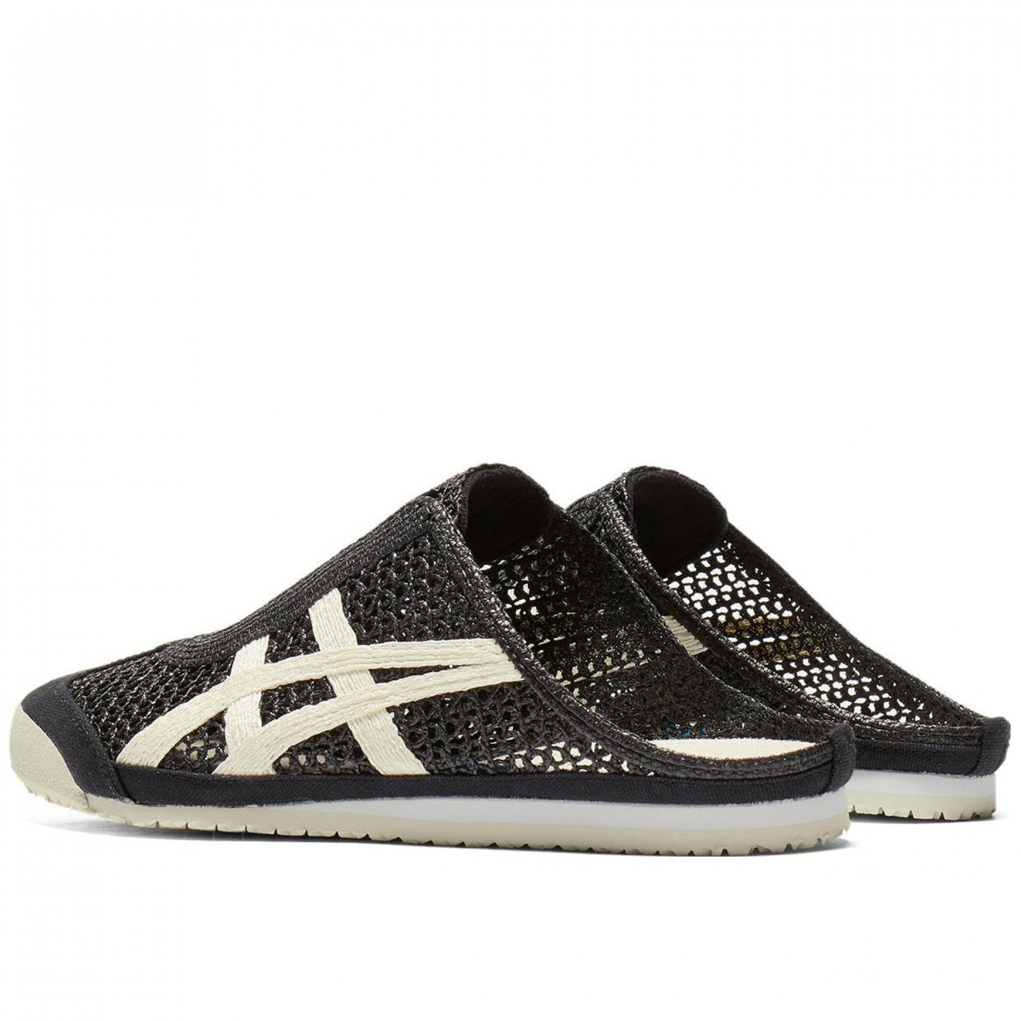 Mexico 66 Sabot Black Cream