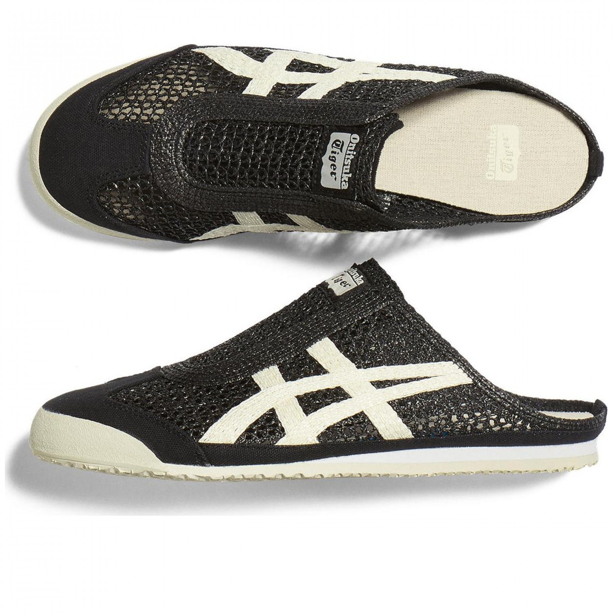 Mexico 66 Sabot Black Cream