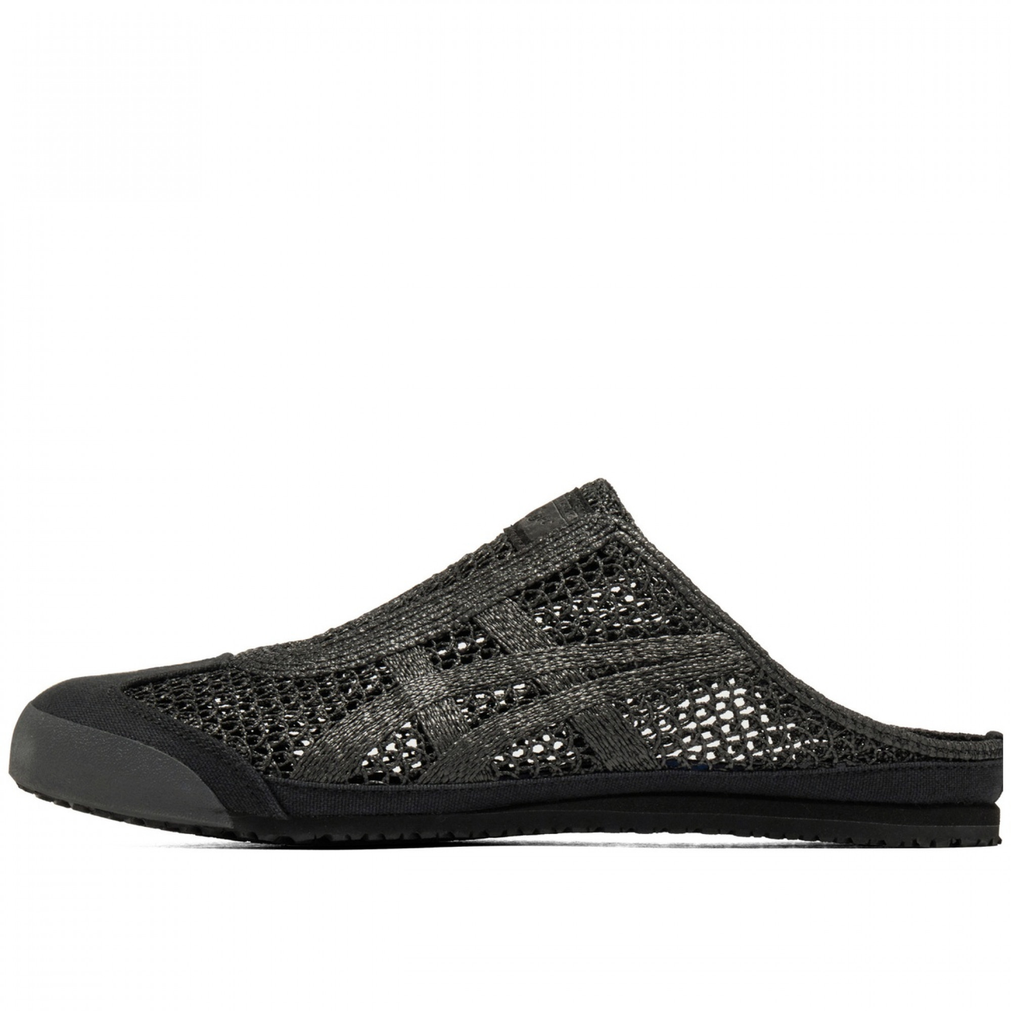 Mexico 66 Closed Toe Slippers Black Closed Toe Fabric Flat Low Heel 3cm No Special Function 1183c123 002