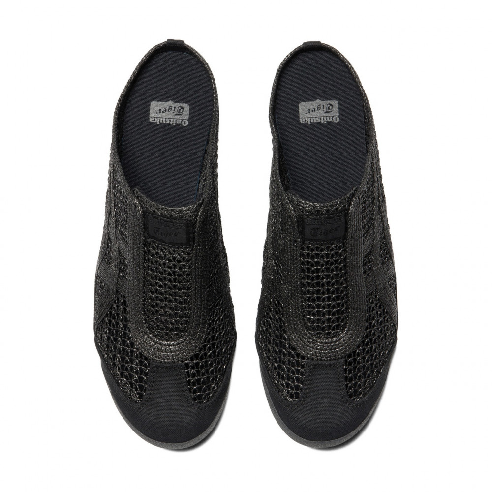 Mexico 66 Closed Toe Slippers Black Closed Toe Fabric Flat Low Heel 3cm No Special Function 1183c123 002