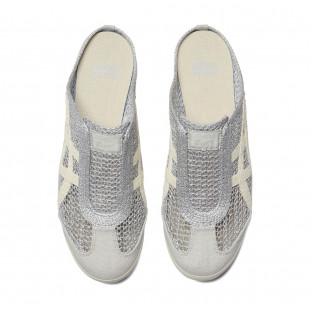 Mexico 66 Closed Toe Slippers Closed Toe Fabric Flat Low Heel 3cm No Special Function Silver 1183c123 021