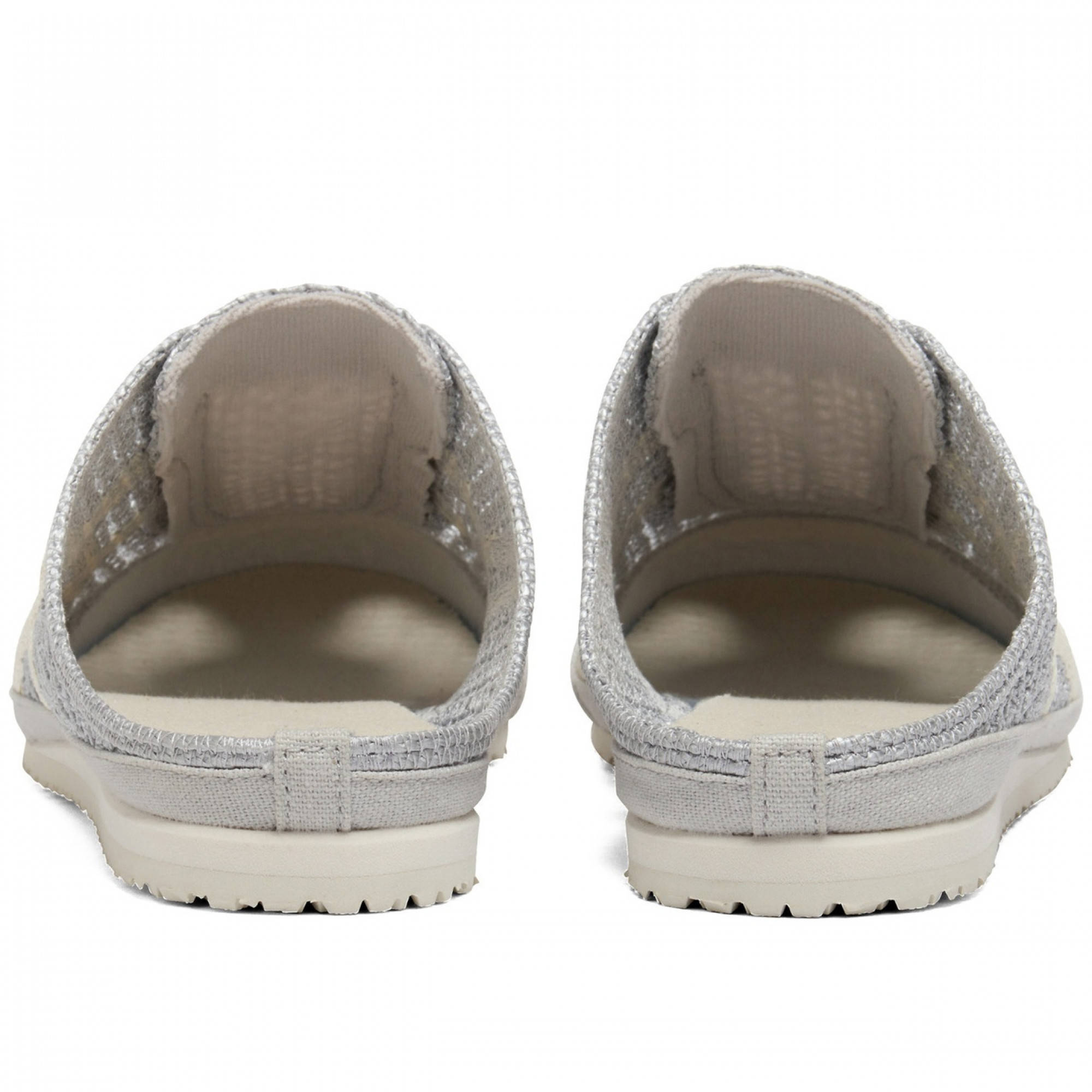 Mexico 66 Closed Toe Slippers Closed Toe Fabric Flat Low Heel 3cm No Special Function Silver 1183c123 021