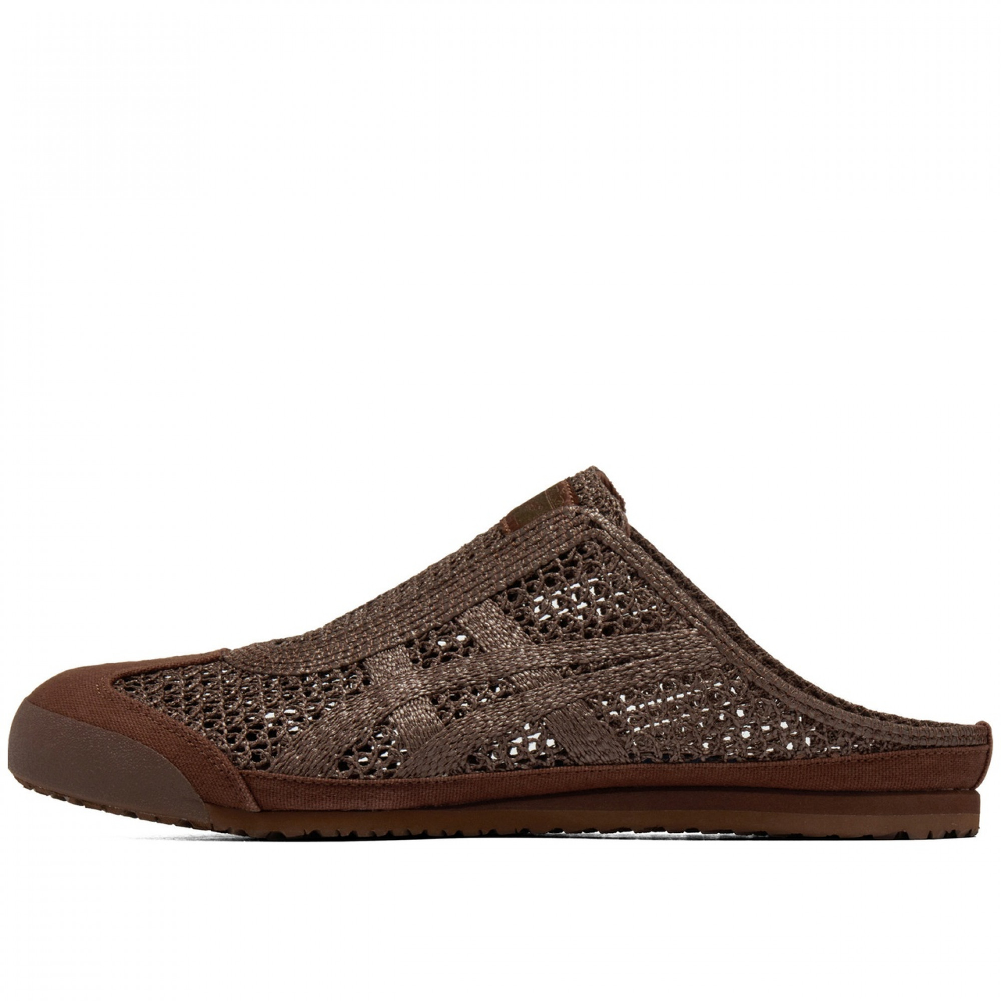 Mexico 66 Closed Toe Slippers Brown Closed Toe Fabric Flat Low Heel 3cm No Special Function 1183c123 202