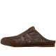 Mexico 66 Closed Toe Slippers Brown Closed Toe Fabric Flat Low Heel 3cm No Special Function 1183c123 202
