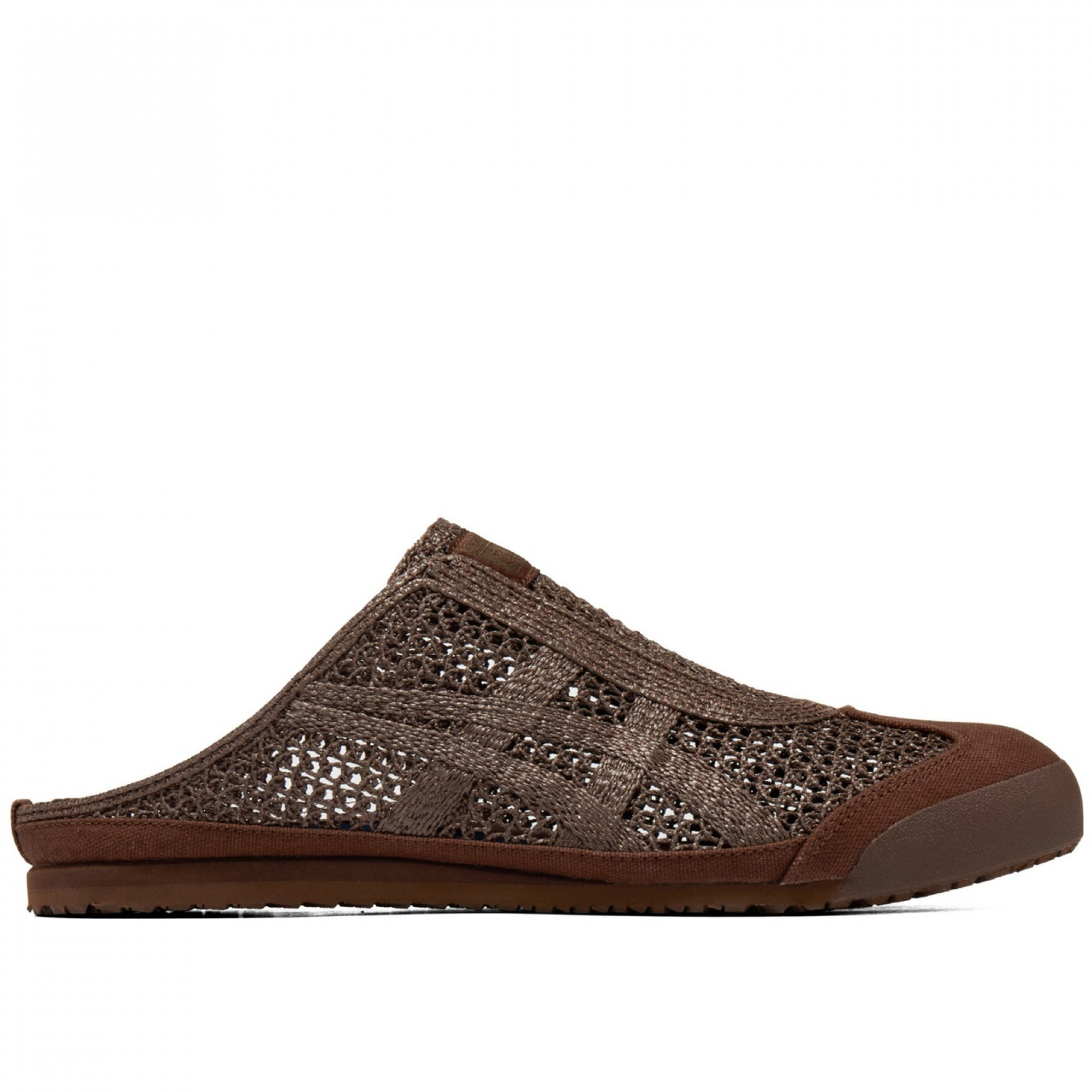 Mexico 66 Closed Toe Slippers Brown Closed Toe Fabric Flat Low Heel 3cm No Special Function 1183c123 202