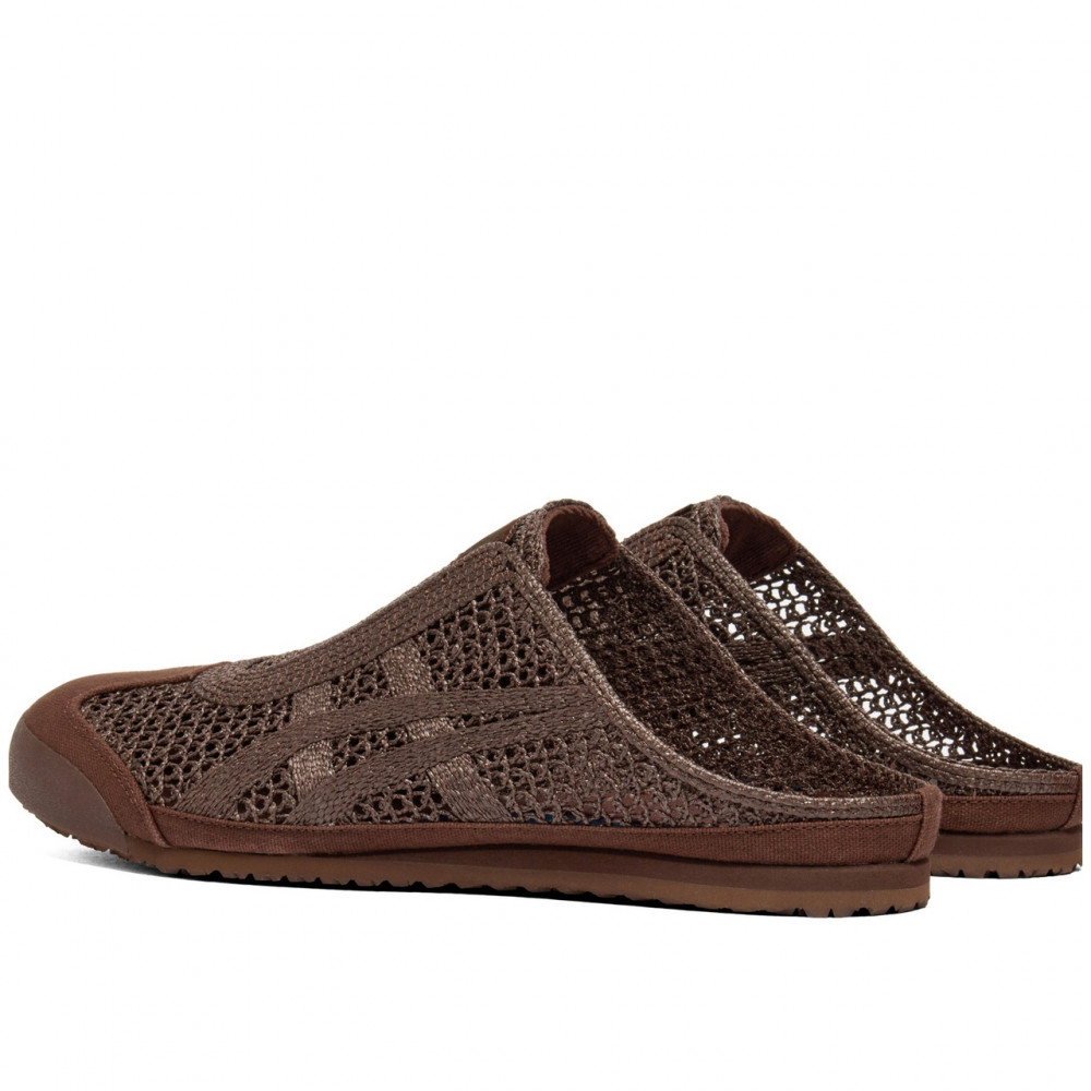 Mexico 66 Closed Toe Slippers Brown Closed Toe Fabric Flat Low Heel 3cm No Special Function 1183c123 202
