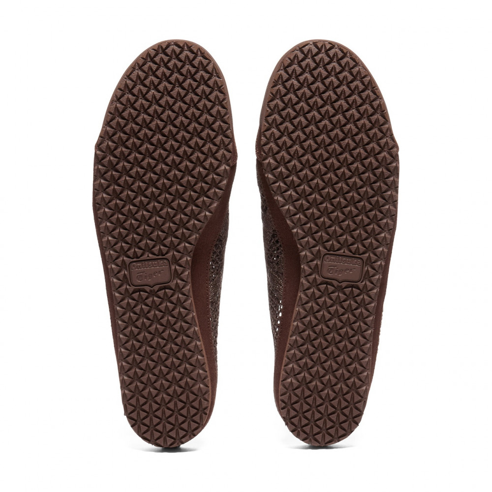Mexico 66 Closed Toe Slippers Brown Closed Toe Fabric Flat Low Heel 3cm No Special Function 1183c123 202
