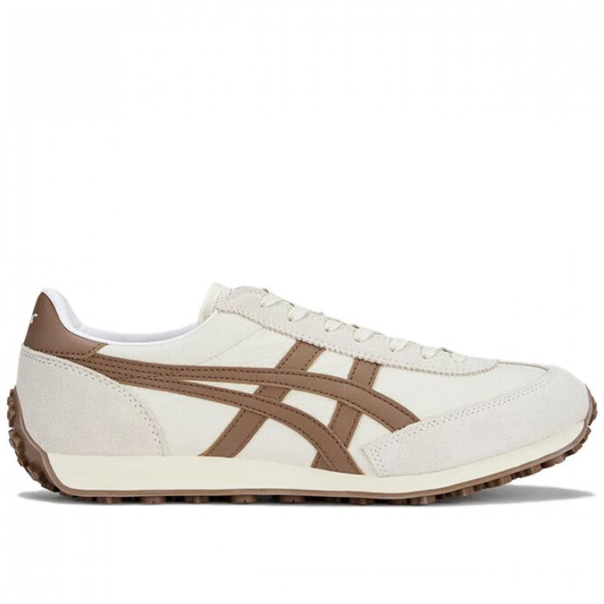 Edr 78 Anti Slip Wear Resistant Low Top Casual Running Shoes Beige Brown