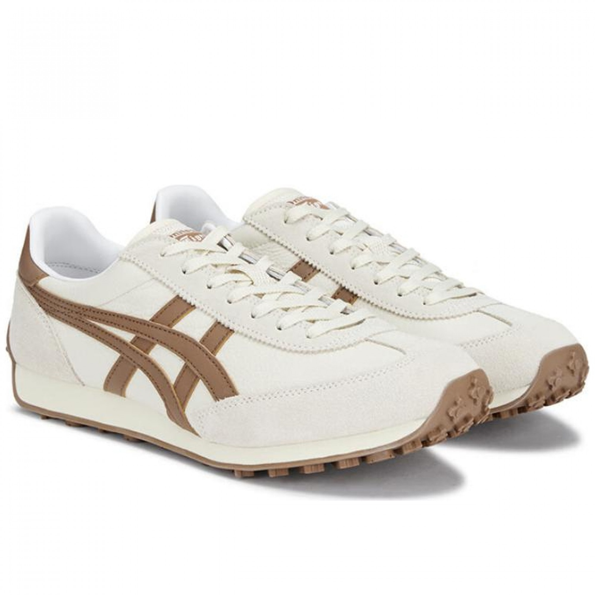 Edr 78 Anti Slip Wear Resistant Low Top Casual Running Shoes Beige Brown