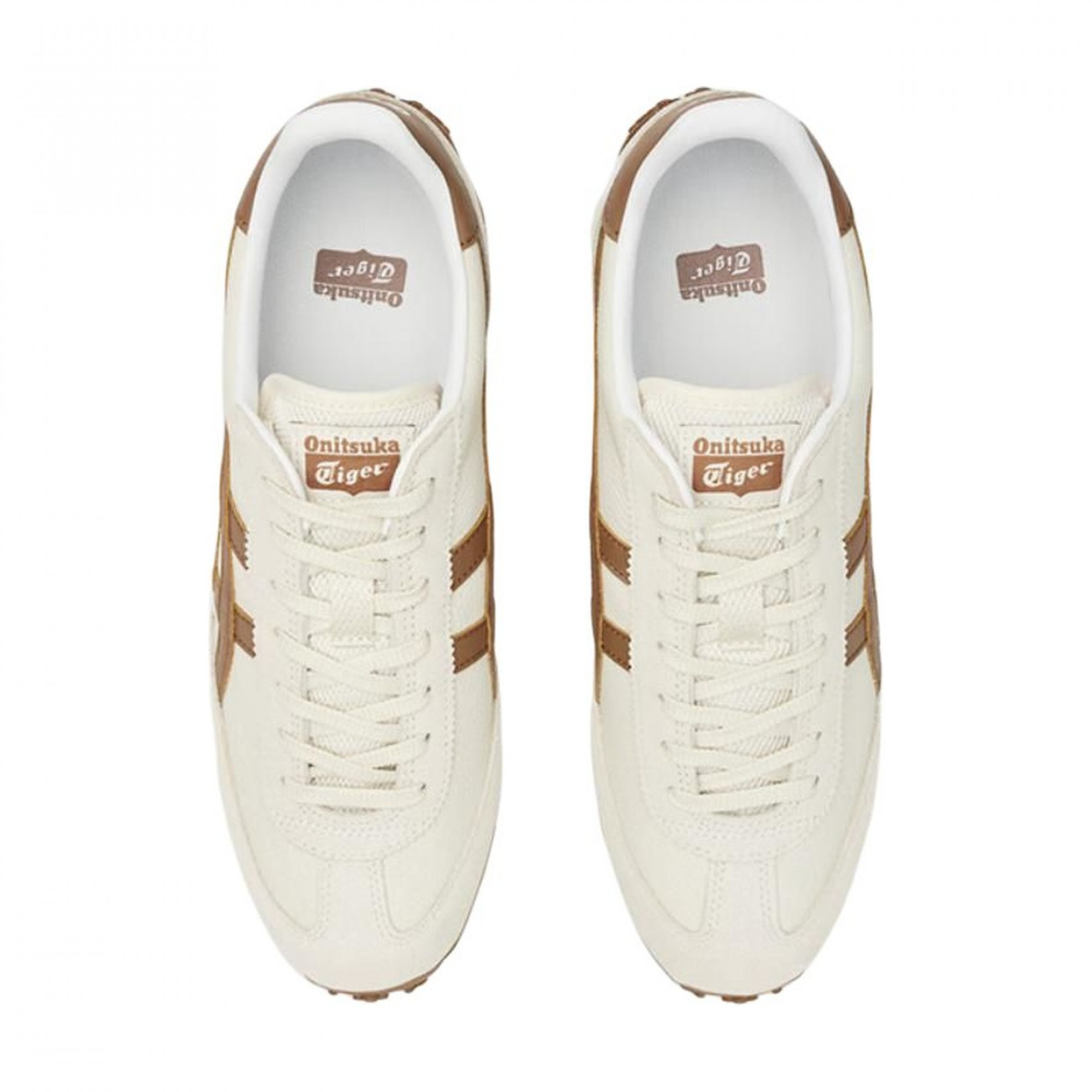 Edr 78 Anti Slip Wear Resistant Low Top Casual Running Shoes Beige Brown