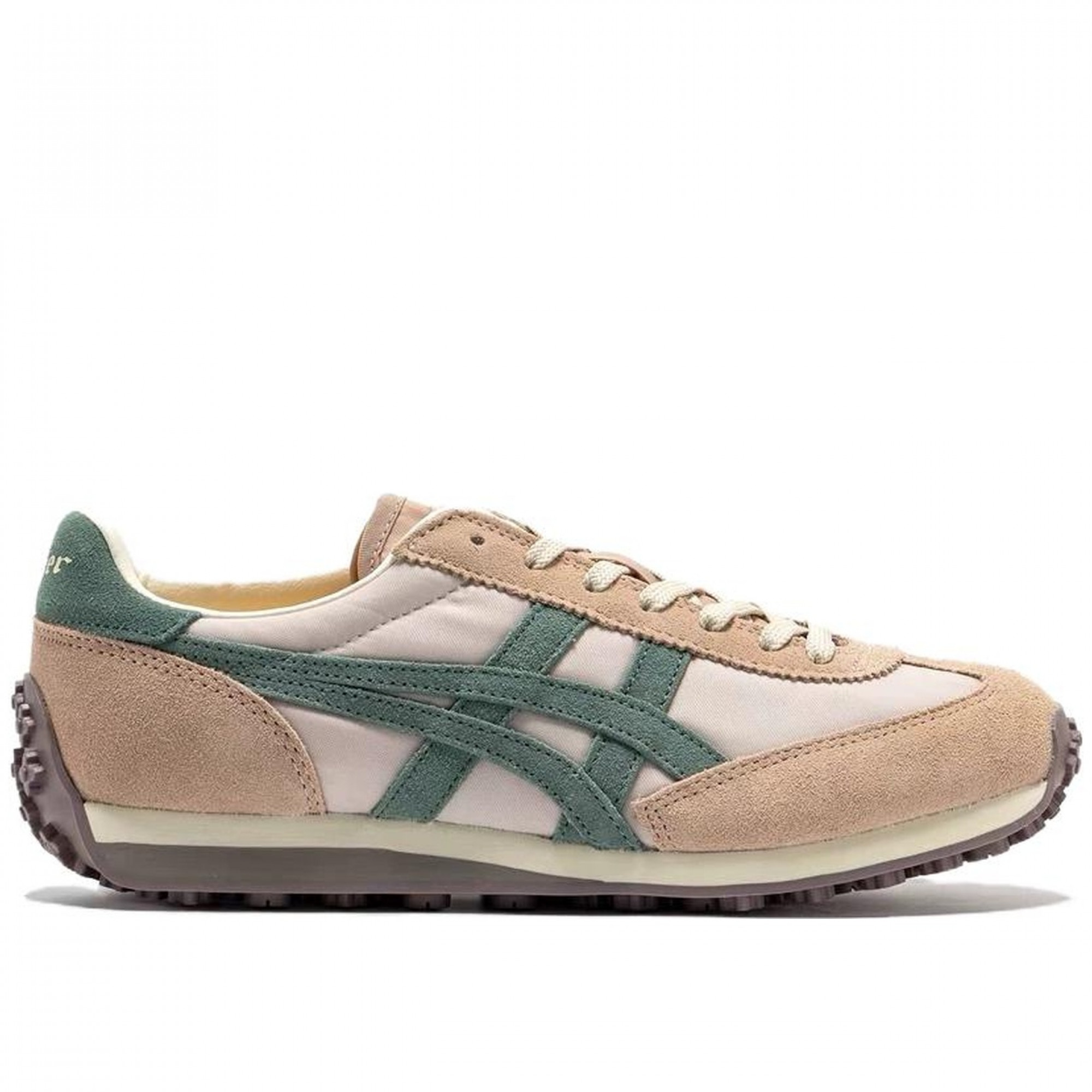 Edr 78 Cushioning Wear Resistant Low Top Casual Shoes Brown Green